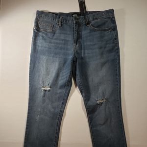 NWT Men's Commerce Distressed Slim-fit Jeans